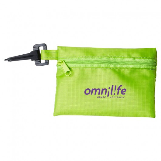 Lime Green Black Tech Kit Pouches